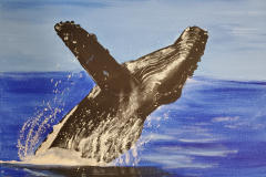 Breaching Humpback