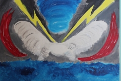 Spirit hovered above the waters of the deep